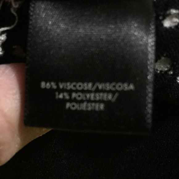 Black polka dot cardigan sweater fro Ann Taylor XL - Picture 4 of 4